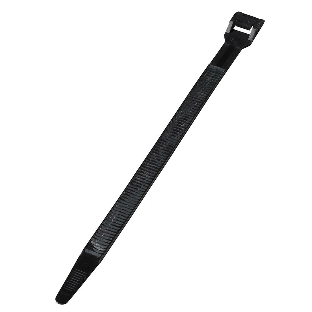 耐候性ロックタイ(180mm/黒/10本入り)_09-1282_LT-HD180-K10P_OHM(オーム電機)